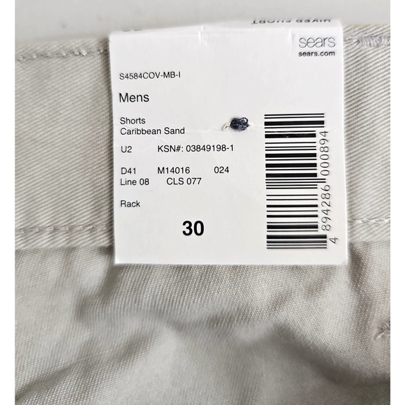 Covington ~Men's Size 30~ Caribbean Sand Expandable Waist Hiker Short Cotton NWT - Picture 6 of 11